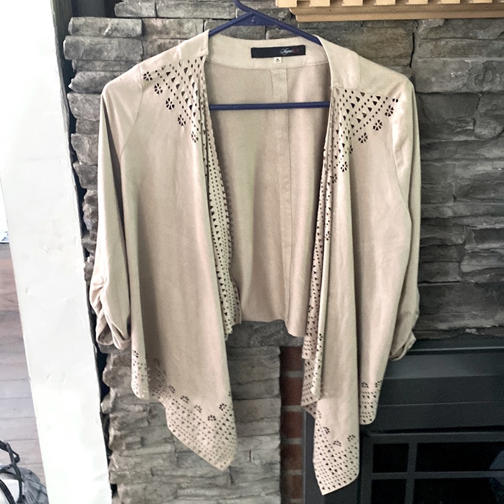 🌼Suede Crop Jacket 🧥